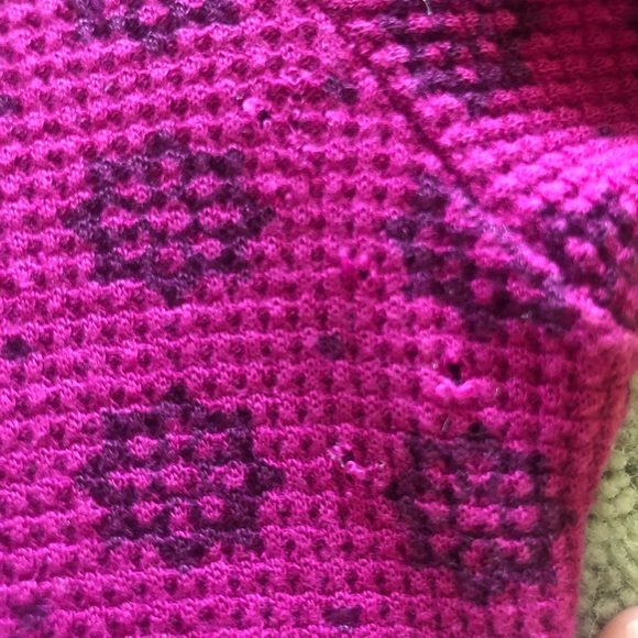 Splendid Pink Thermal Light Hooded Pullover - Picture 6 of 6